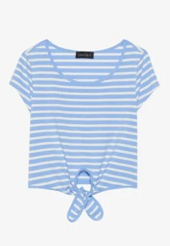 SET - Print T-shirt - Cronflower Blue/egret -Fashion 0322fbf253174817a95bfd73d7f8c158