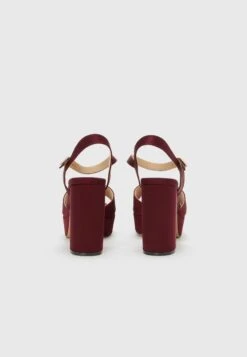 Anna Field Platform Sandals - Bordeaux 10 Anna Field Platform Sandals - Bordeaux -Fashion 03f723a71d7a4a0c8d23b78202f1b946