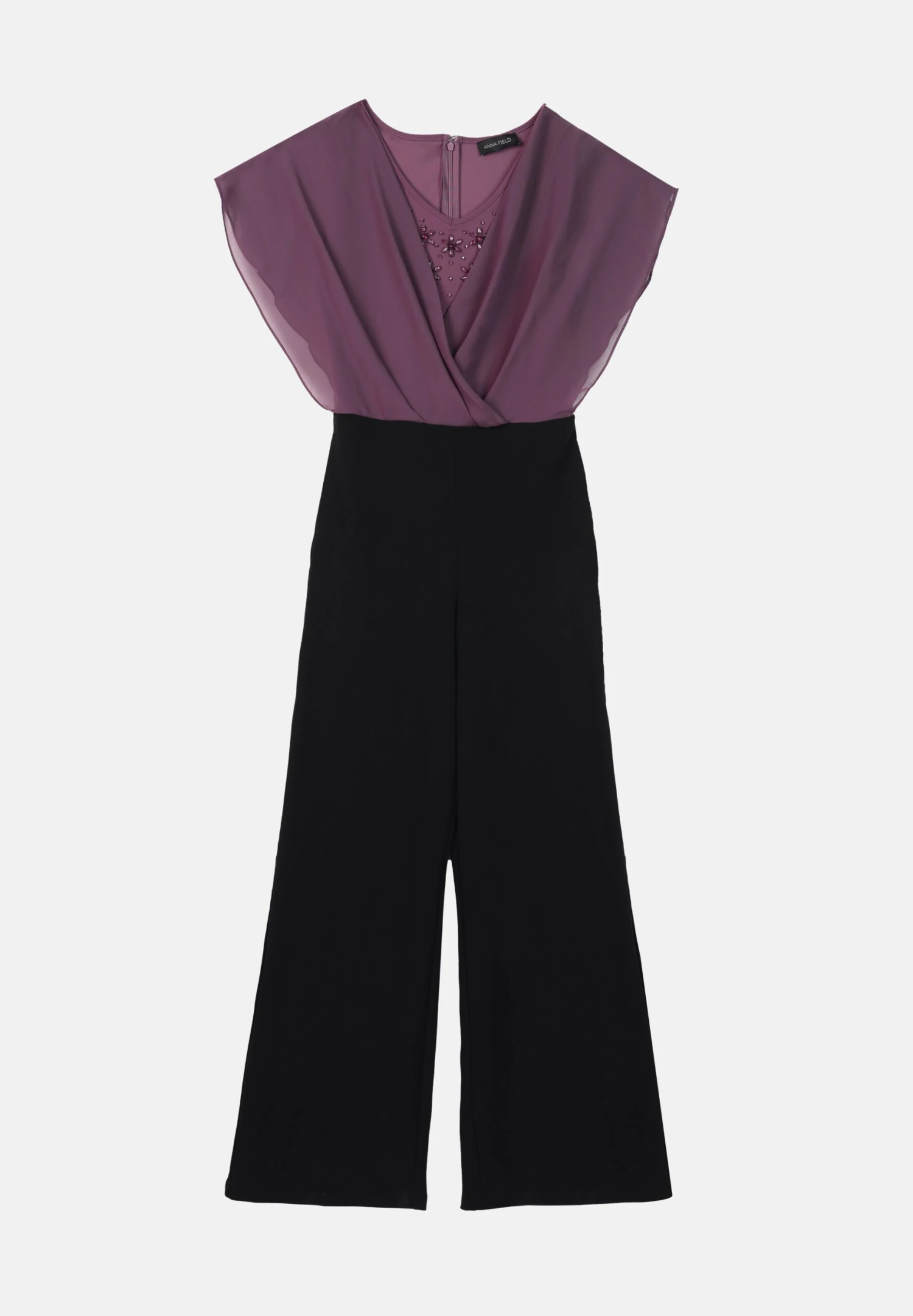 Anna Field Jumpsuit - Burgundy/black 3 Anna Field Jumpsuit - Burgundy/black - Image 3