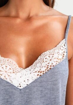 Anna Field Sarah Short Pj Set- Pyjama Set - Off-White/Dark Blue -Fashion 04e3d1816e4748b4a0e2b5863bfae2f9