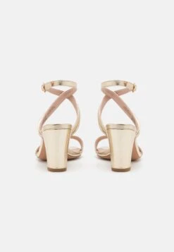 Anna Field Leather- High Heeled Sandals - Gold-Coloured 9 Anna Field Leather- High Heeled Sandals - Gold-Coloured -Fashion 04e7716f473f463e97971a1d11104791