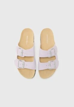 Anna Field LEATHER - Mules - Lilac -Fashion 0778b5dfb38b4689bdeef0ca90fbe4ee