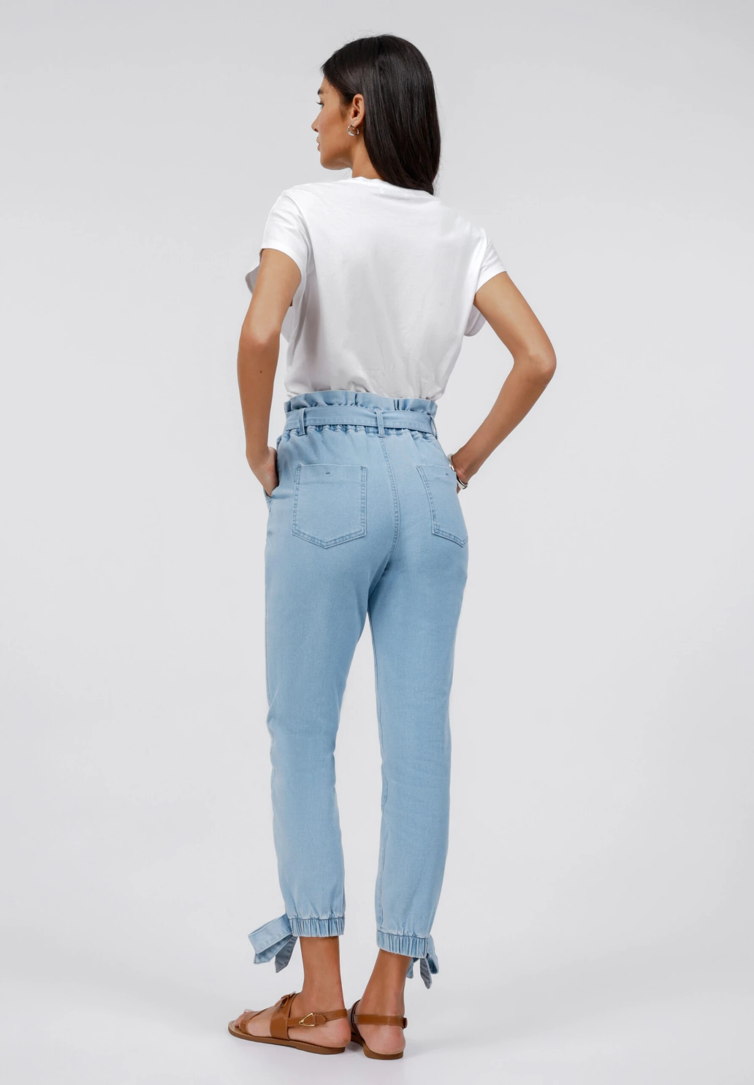 Anna Field Jeans Tapered Fit - Light Blue Wash 3 Anna Field Jeans Tapered Fit - Light Blue Wash - Image 3