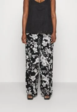 Trousers - Black/Off-White