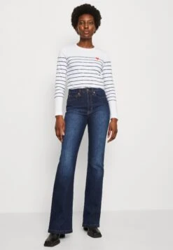 Anna Field Long Sleeved Top - White/Dark Blue 9 Anna Field Long Sleeved Top - White/Dark Blue -Fashion 0939beae29d44c2999d3522706444361