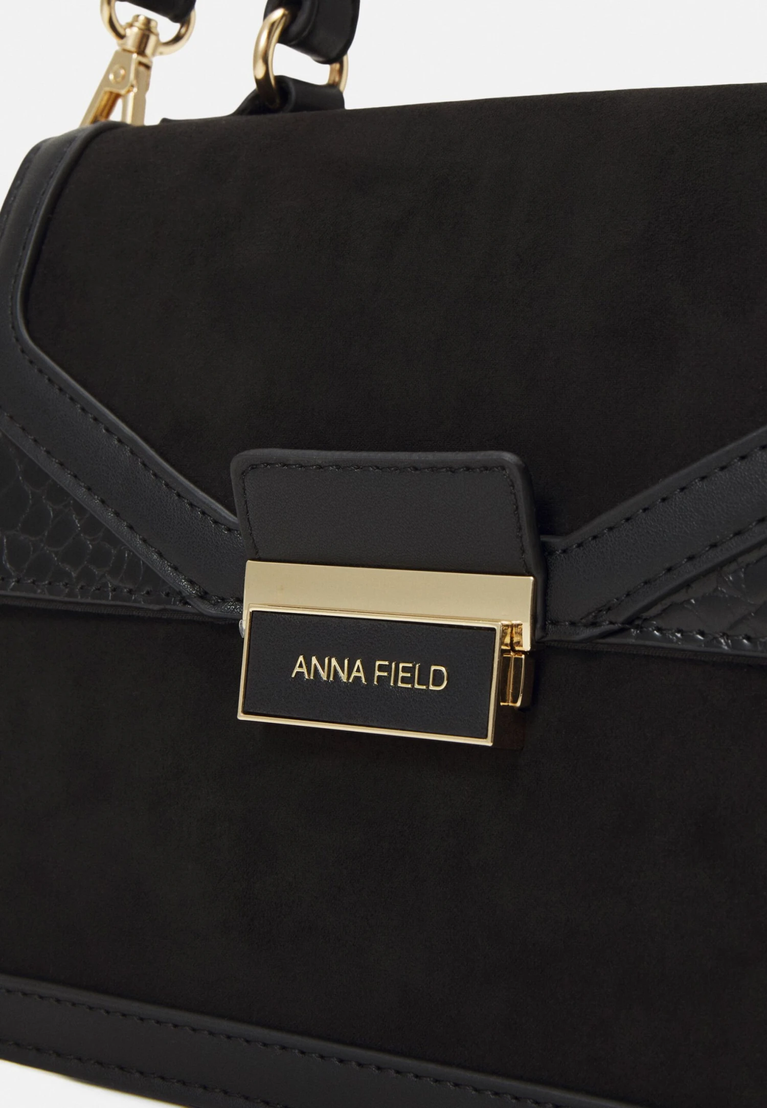Anna Field Handbag - Black/Black 7 Anna Field Handbag - Black/Black - Image 7