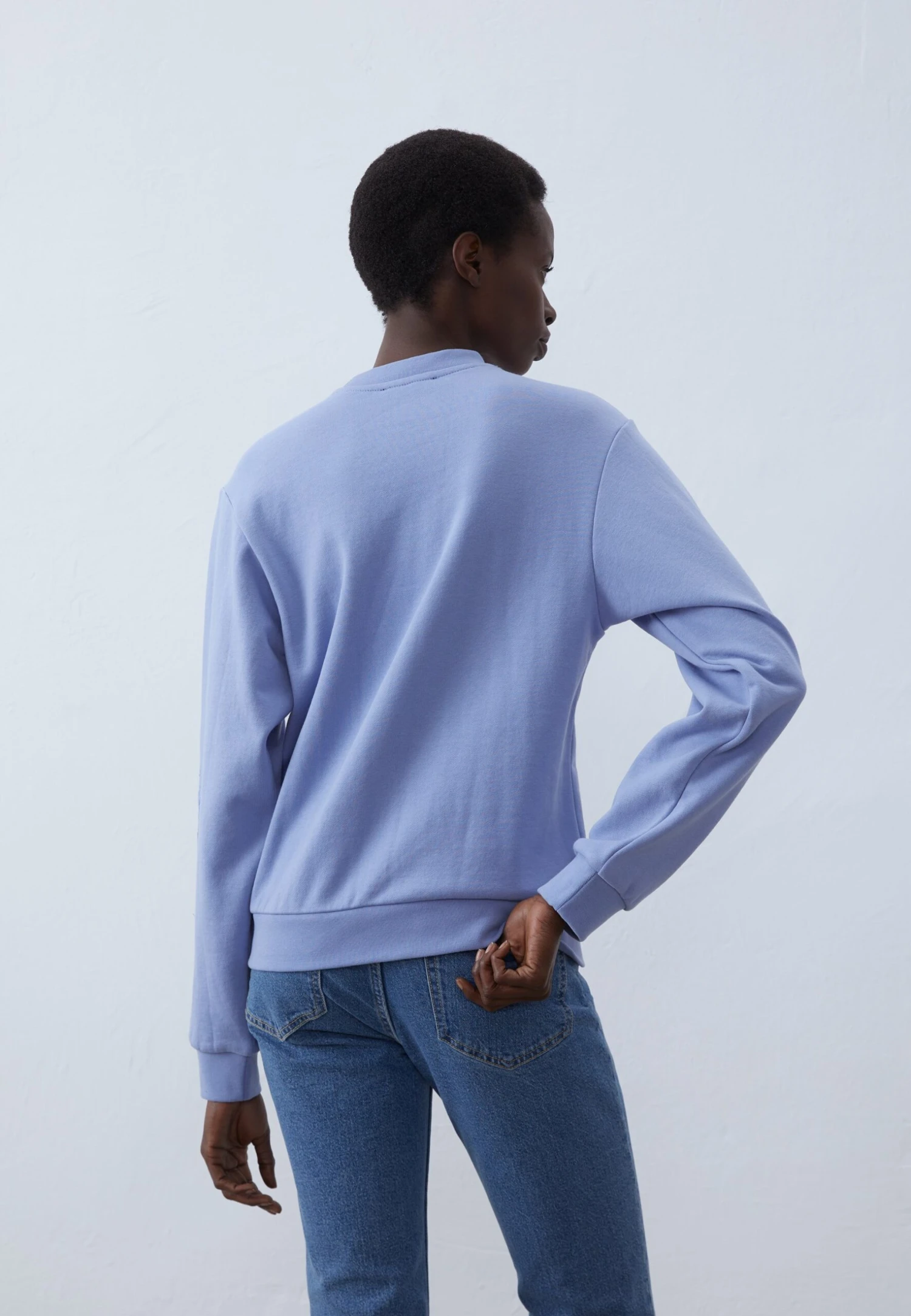 Anna Field Sweatshirt - Light Blue 3 Anna Field Sweatshirt - Light Blue - Image 3