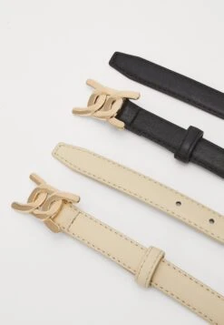 Anna Field 2 PACK - Belt - Black/off-white -Fashion 0a68cf493cf04f0aad6c9c1863f25591