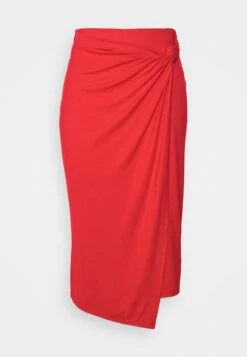 Anna Field Front Knot Midi Skirt - Pencil Skirt - Red -Fashion 0ab85f809b7e4081986dbd9b6f8d2ea7