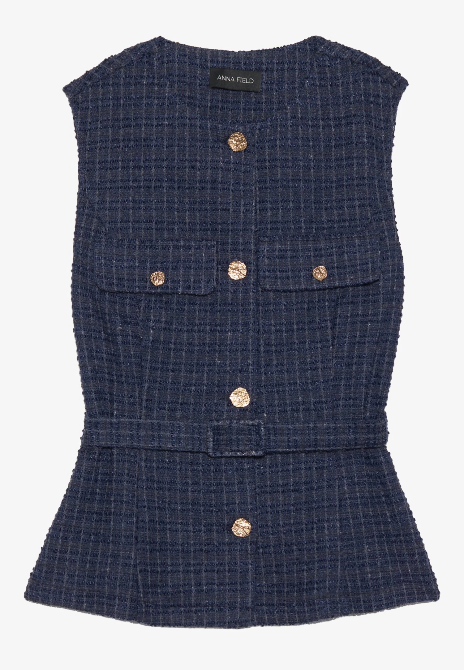 Anna Field Waistcoat - Navy Blazer Blue 4 Anna Field Waistcoat - Navy Blazer Blue - Image 4
