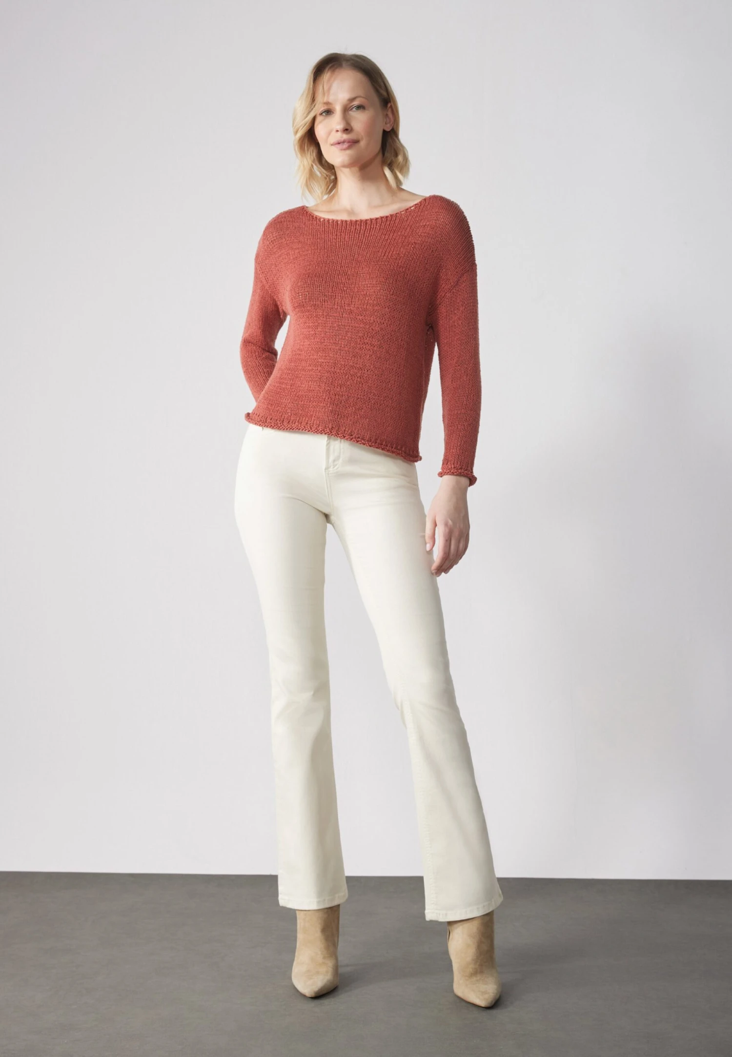 Anna Field Jumper - Redwood 2 Anna Field Jumper - Redwood - Image 2