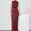 Anna Field LUREX - Maxi Dress - Bordeaux
