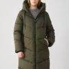 Anna Field CONTRAST - Winter Coat - Dark Green