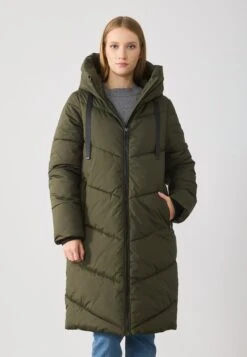 Anna Field CONTRAST - Winter Coat - Dark Green