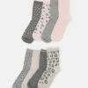 Anna Field 8 PACK - Socks - Light Grey/light Pink