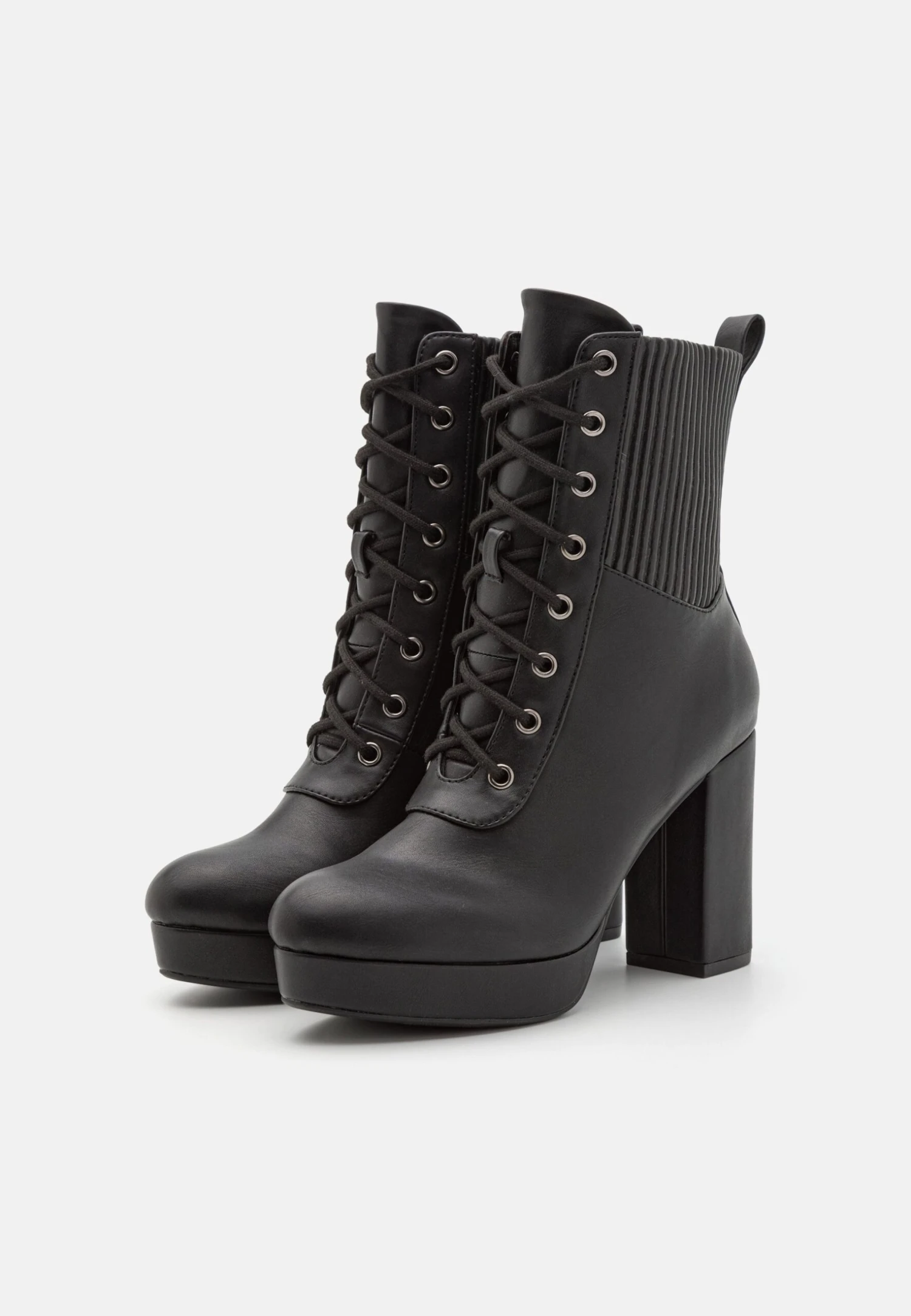 Anna Field High Heeled Ankle Boots - Black 3 Anna Field High Heeled Ankle Boots - Black - Image 3