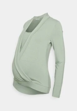 Circ Nursing Wrap Over Long Sleev - Long Sleeved Top - Light Green 10 Circ Nursing Wrap Over Long Sleev - Long Sleeved Top - Light Green -Fashion 0ebc389fa57a4ec6ab796877dceedb6d