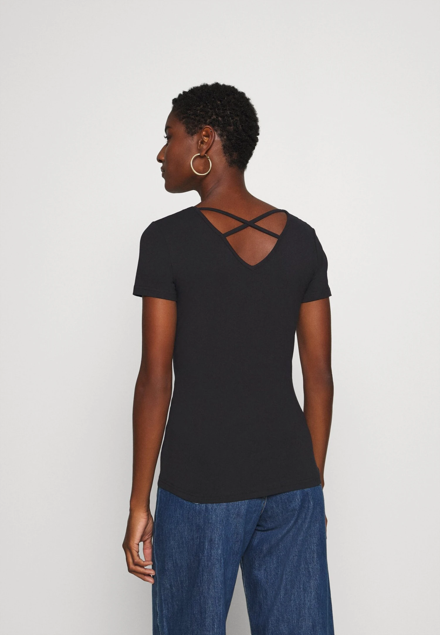 Anna Field Print T-Shirt - Black 3 Anna Field Print T-Shirt - Black - Image 3