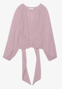 Anna Field CROPPED PLISSE TUNIC - Blouse - Offwhite 11 Anna Field CROPPED PLISSE TUNIC - Blouse - Offwhite -Fashion 101865a14d7a448eaa13bf6908016d28