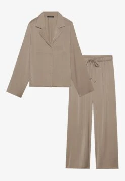 Anna Field HAMMERED SATIN SET - Pyjama Set - Stone -Fashion 1026cc5ae72e4857aecaf0228b75eb0e 1