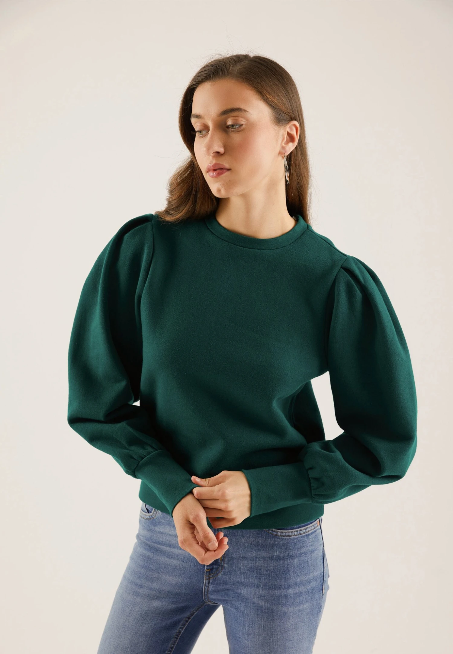 Anna Field Sweatshirt - Evergreen 1 Anna Field Sweatshirt - Evergreen