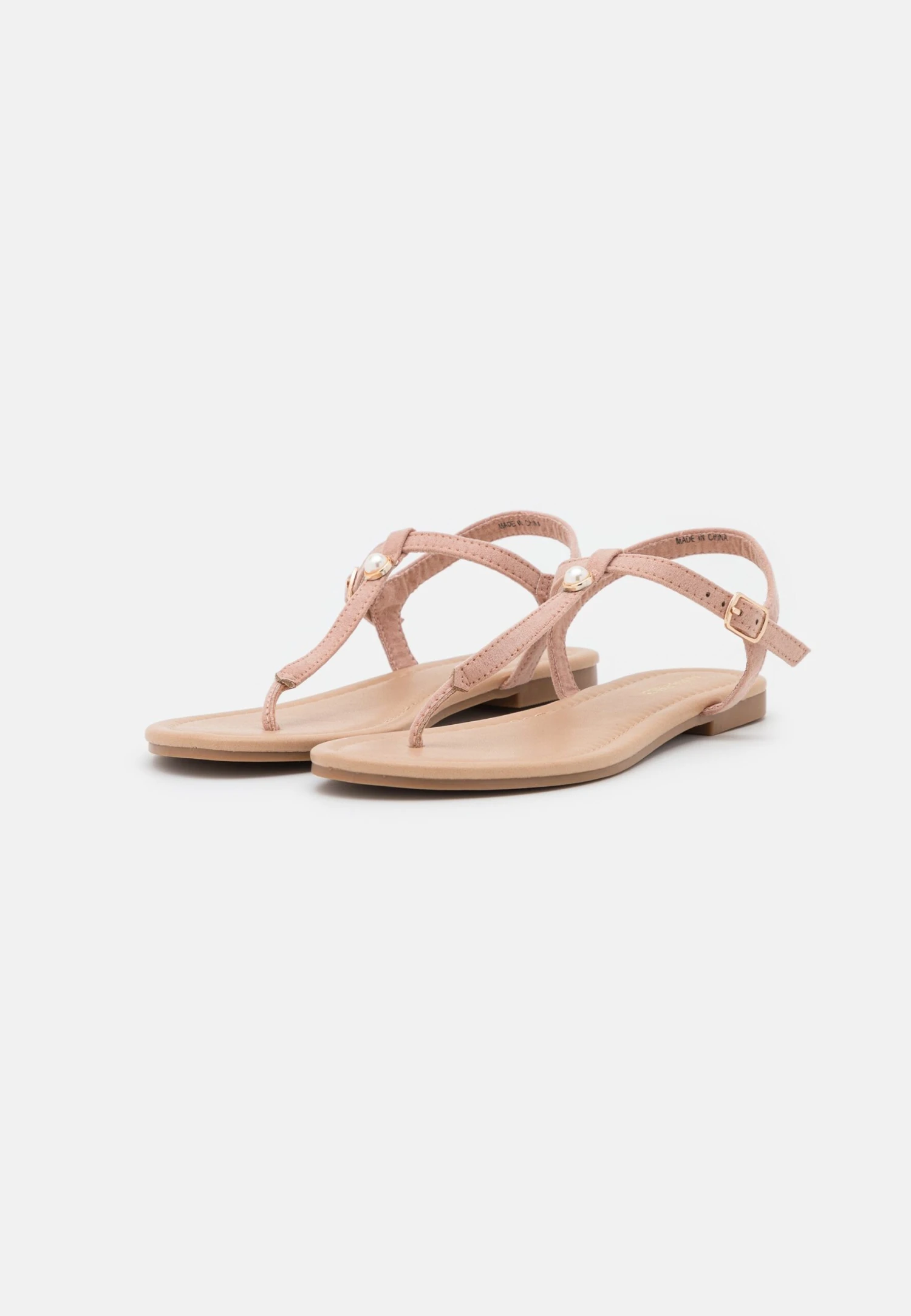 Anna Field T-Bar Sandals - Light Pink 3 Anna Field T-Bar Sandals - Light Pink - Image 3
