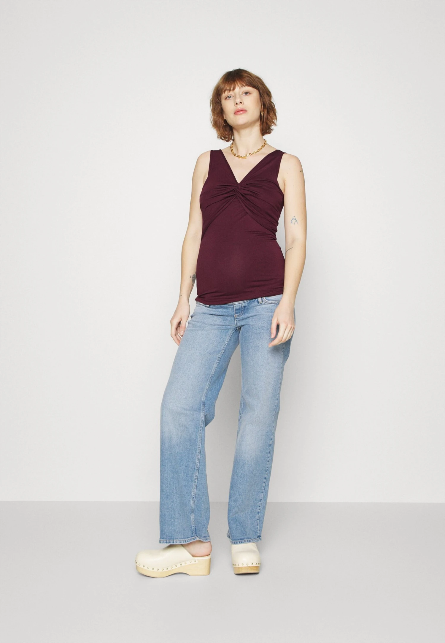 Top - Dark Red 2 Top - Dark Red - Image 2