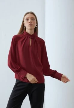 Anna Field Blouse - Dark Red