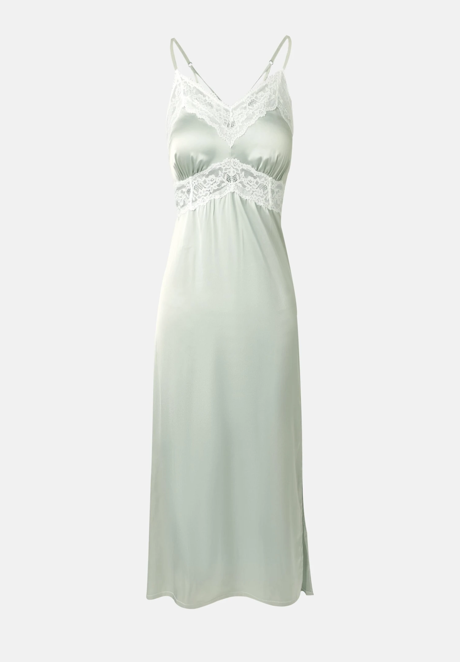 Anna Field Nightie - Sage 4 Anna Field Nightie - Sage - Image 4