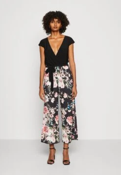 Anna Field Jumpsuit - Black/Multi-Coloured