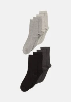 Anna Field 8 Pack- Socks - Grey, Black