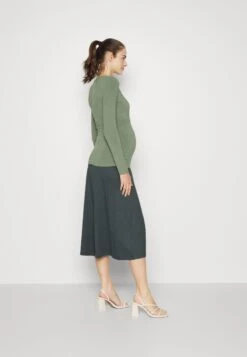 Maternity Basic Midi Skirt- Pencil Skirt - Light Green 7 Maternity Basic Midi Skirt- Pencil Skirt - Light Green -Fashion 19e6625f49614b169fb1f3dfd909a765
