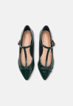 Ankle Strap Ballet Pumps - Dark Green 15 Ankle Strap Ballet Pumps - Dark Green -Fashion 1b77740bfe7d476f9d50d00da178121e