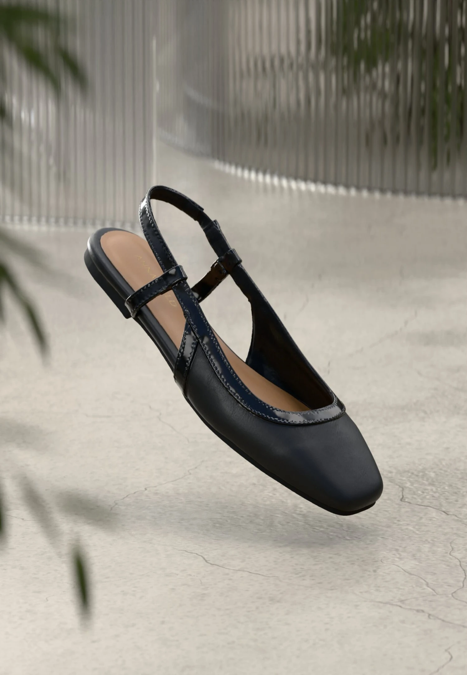 Anna Field Slingback Ballet Pumps - Off White/black 7 Anna Field Slingback Ballet Pumps - Off White/black - Image 7