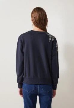 Anna Field RHINESTONE FLOWER SWEATER - Sweatshirt - Dark Blue 7 Anna Field RHINESTONE FLOWER SWEATER - Sweatshirt - Dark Blue -Fashion 1c3e485436d9479091b112023f92db14