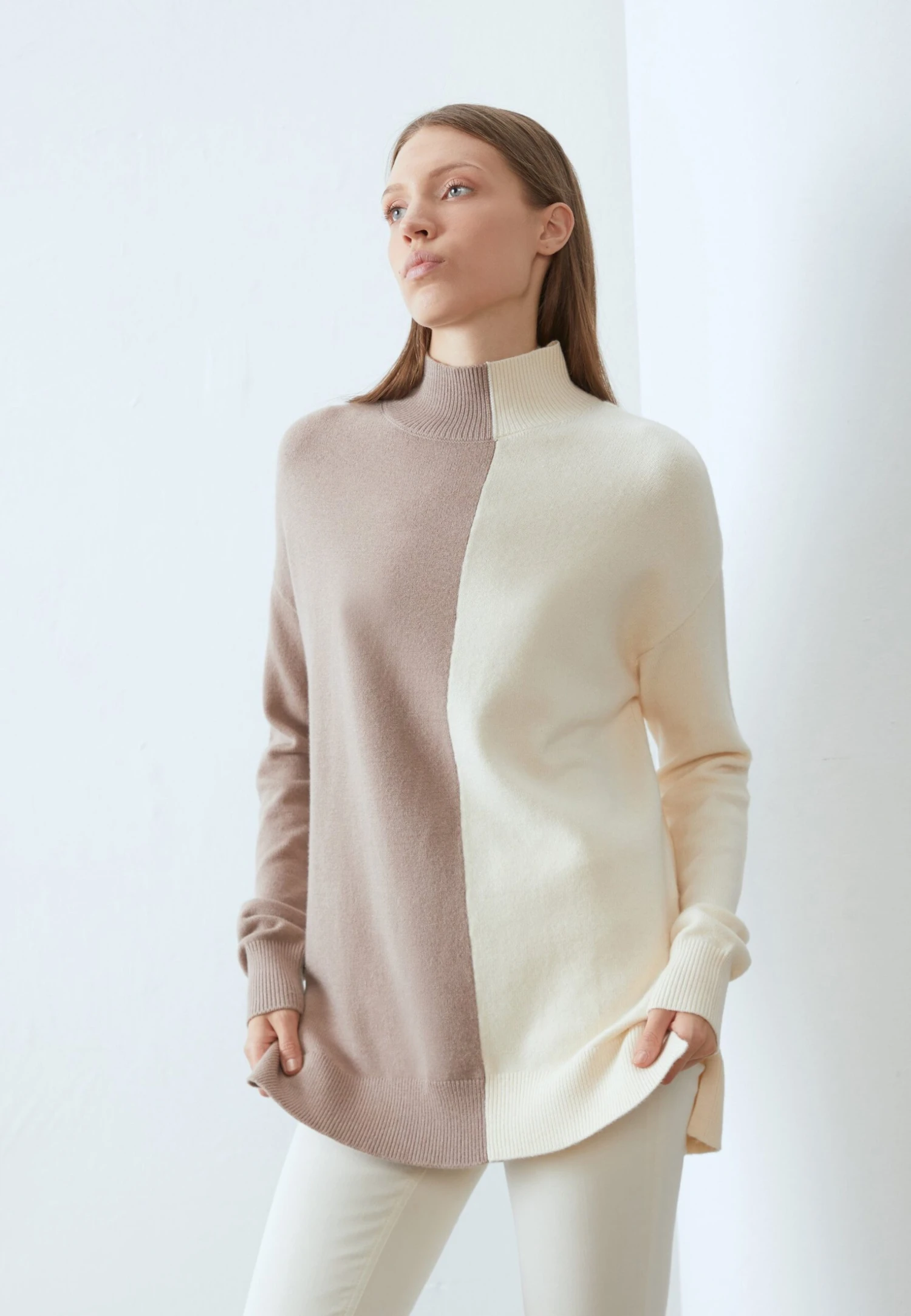 Anna Field Jumper - Off-white/taupe 1 Anna Field Jumper - Off-white/taupe