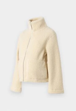 SHERPA JACKET - Fleece Jumper - Off White -Fashion 1cf398bf4ee940ffb140ece4043280fc