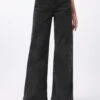 Flared Jeans - Washed Black