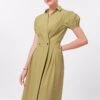 Anna Field Day Dress - Green