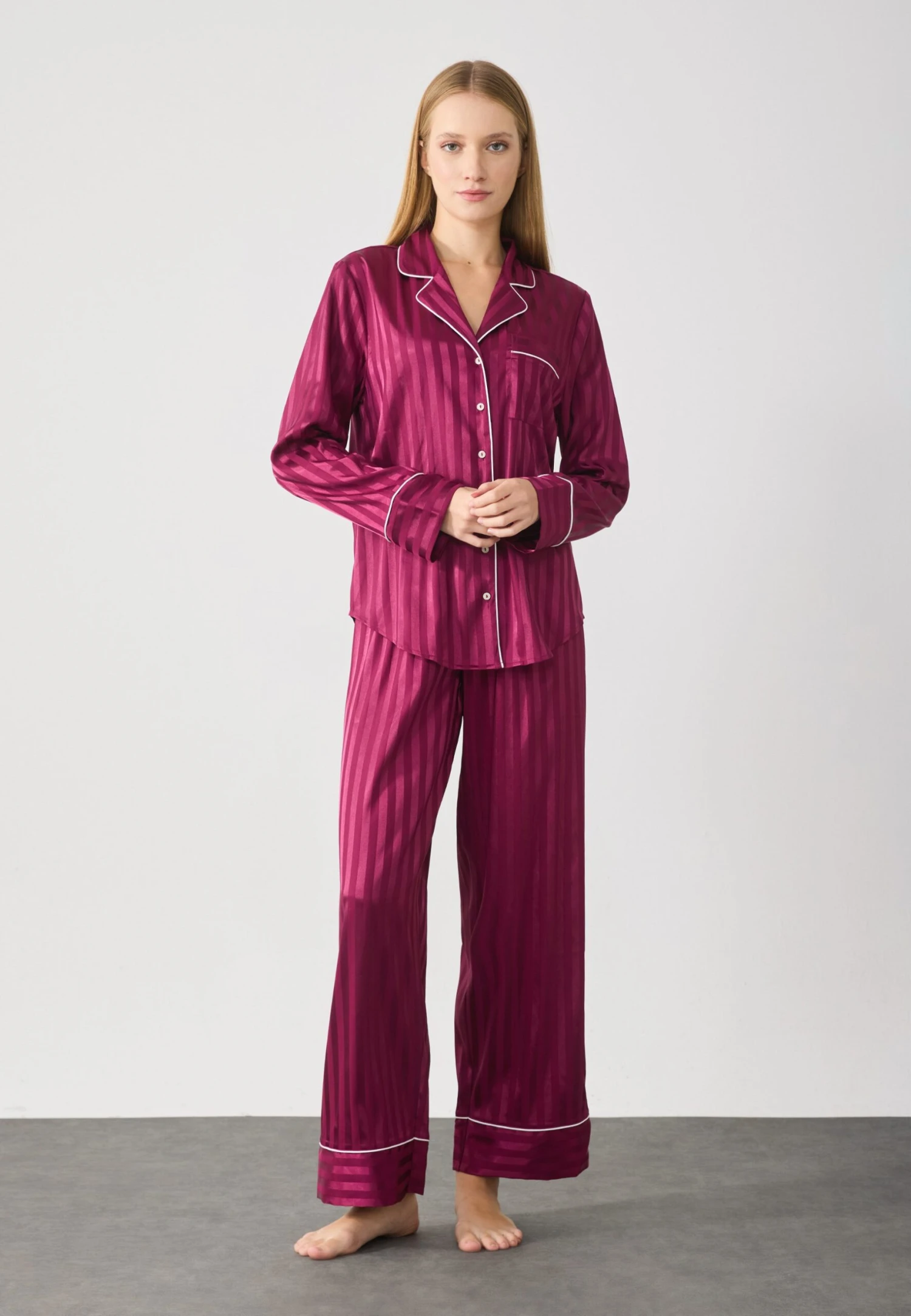 Anna Field SET - Pyjamas - Bordeux 1 Anna Field SET - Pyjamas - Bordeux