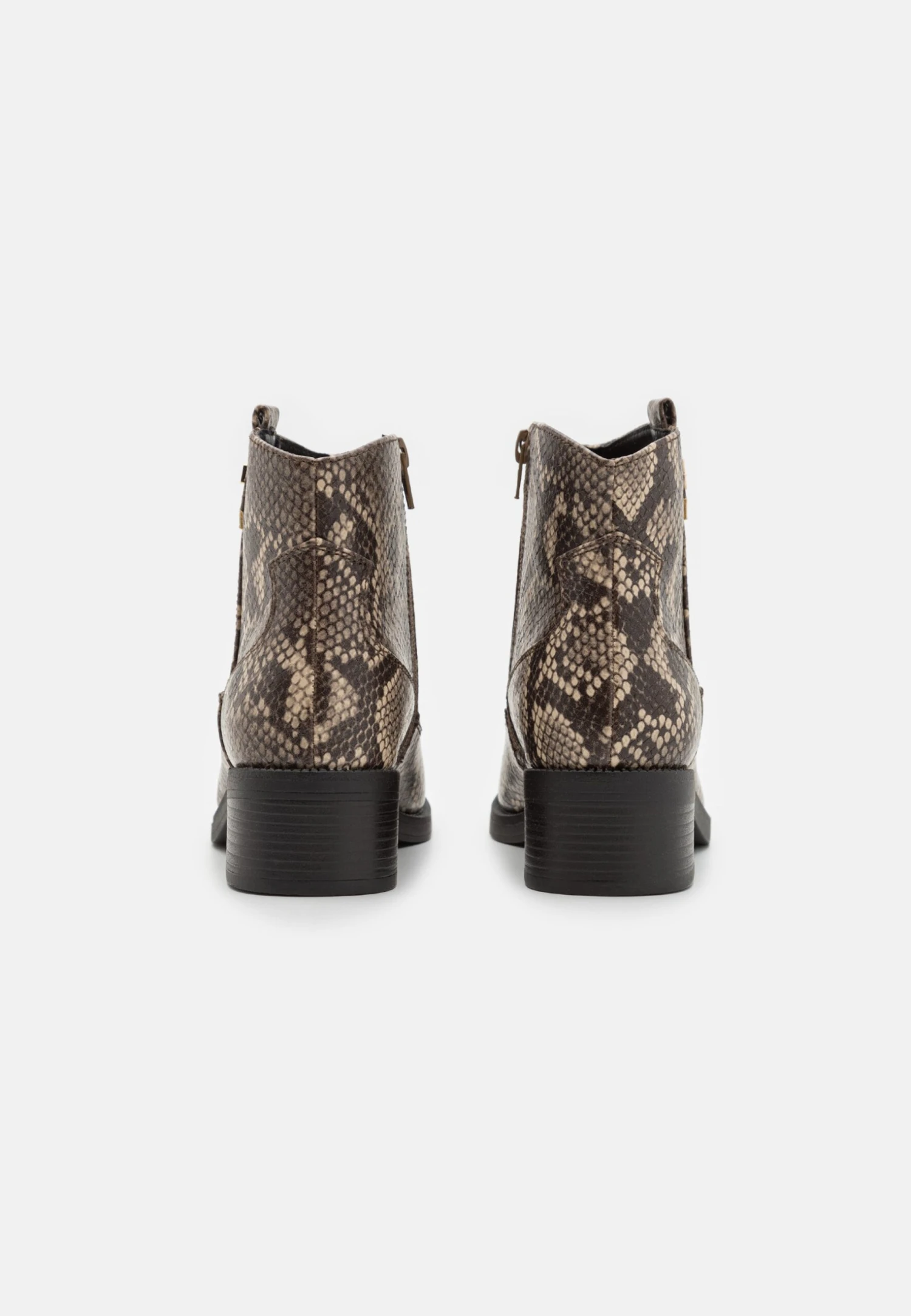 Anna Field Cowboy/Biker Ankle Boot - Multicoloured 4 Anna Field Cowboy/Biker Ankle Boot - Multicoloured - Image 4