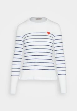Anna Field Long Sleeved Top - White/Dark Blue 10 Anna Field Long Sleeved Top - White/Dark Blue -Fashion 1f6f55fb90c34a999e0503b92b86ec71