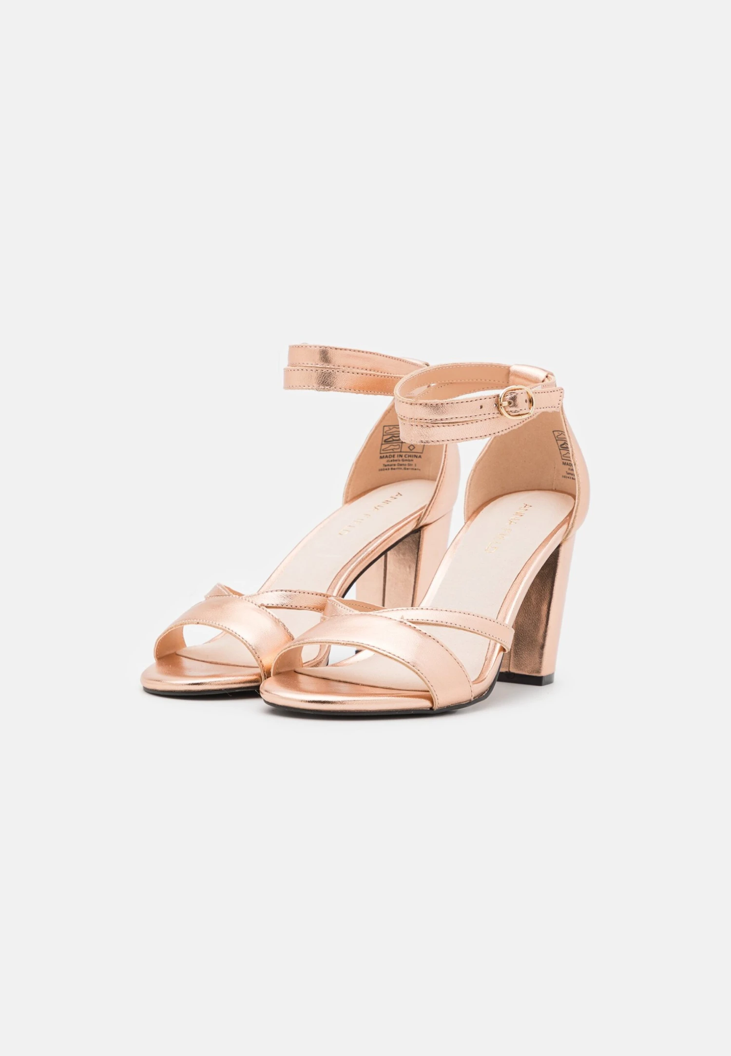 Anna Field Leather - Sandals - Rose Gold Coloured 3 Anna Field Leather - Sandals - Rose Gold Coloured - Image 3
