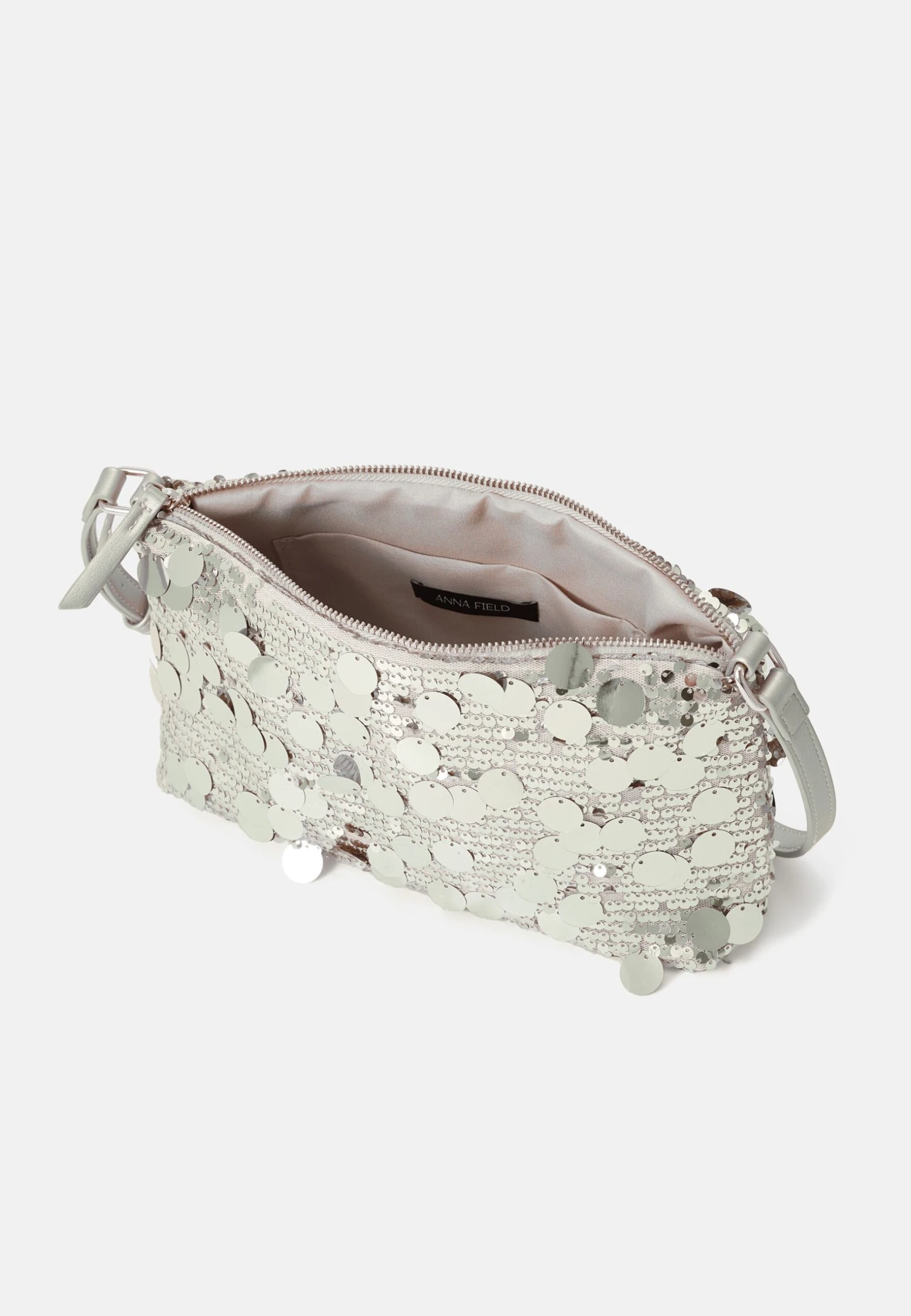 Anna Field Handbag - Silver 5 Anna Field Handbag - Silver - Image 5