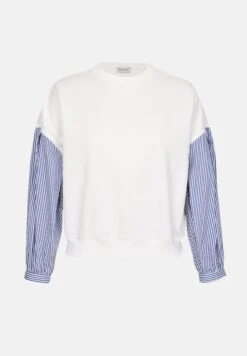 Anna Field Sweatshirt - White/blue 12 Anna Field Sweatshirt - White/blue -Fashion 234753aece00443d8d093d6a1c5ae5f7