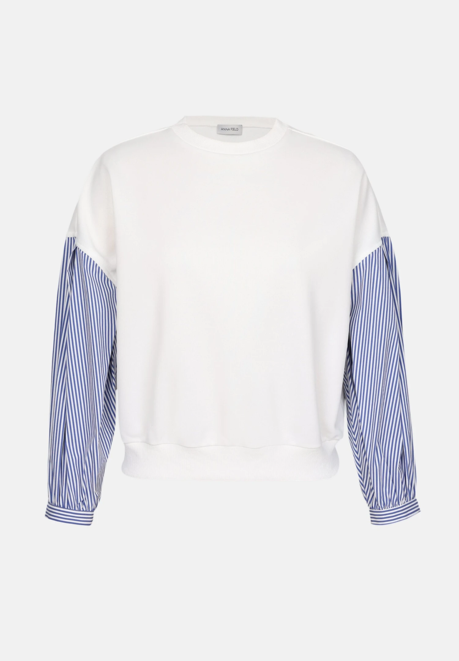 Anna Field Sweatshirt - White/blue 6 Anna Field Sweatshirt - White/blue - Image 6