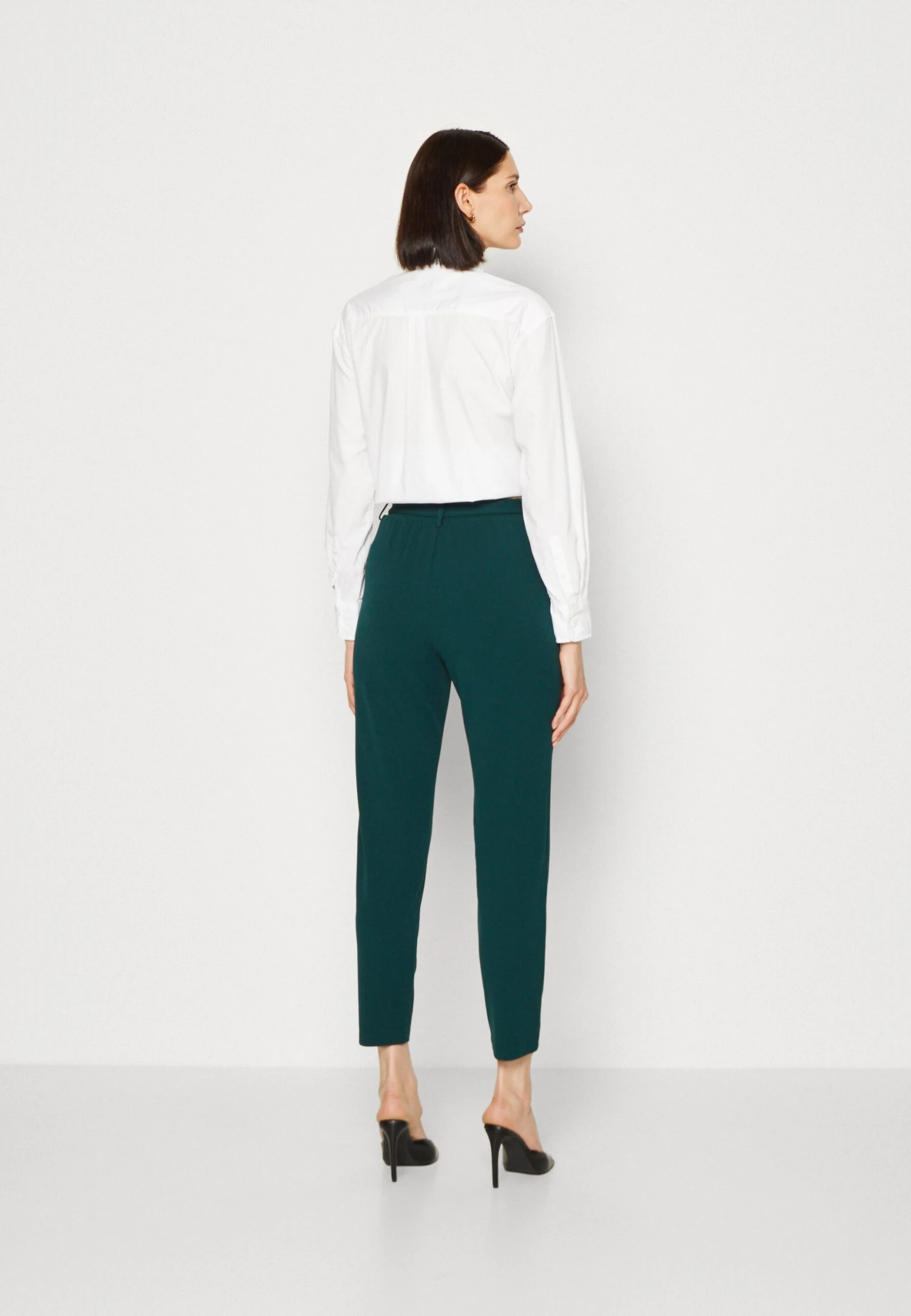 Anna Field Trousers - Dark Green 3 Anna Field Trousers - Dark Green - Image 3