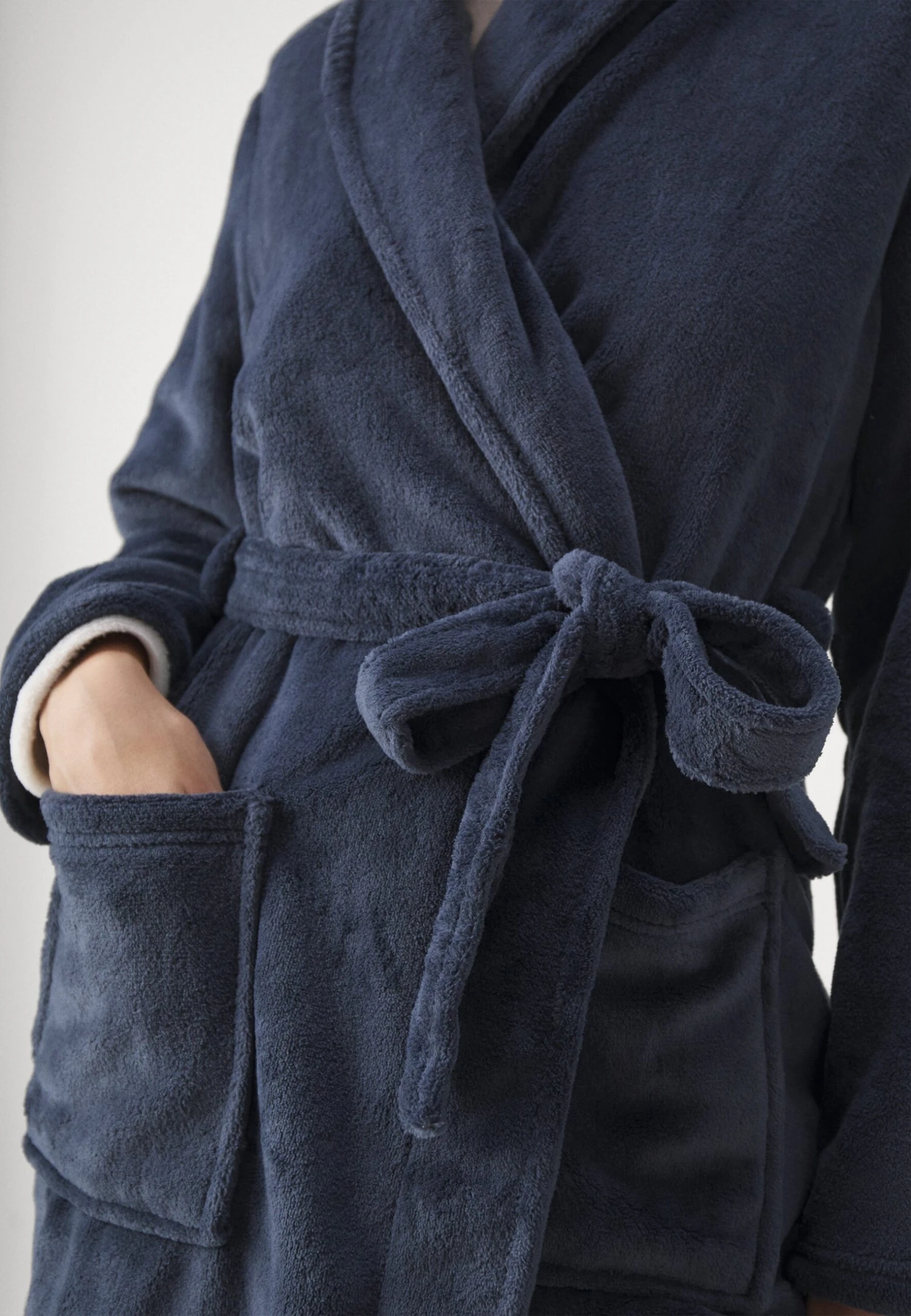 Anna Field Dressing Gown - Dark Blue 5 Anna Field Dressing Gown - Dark Blue - Image 5