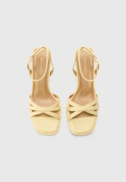 Anna Field Ankle Cuff Sandals - Light Yellow -Fashion 26d2018df23941f0964c6fe77cb1d9bb