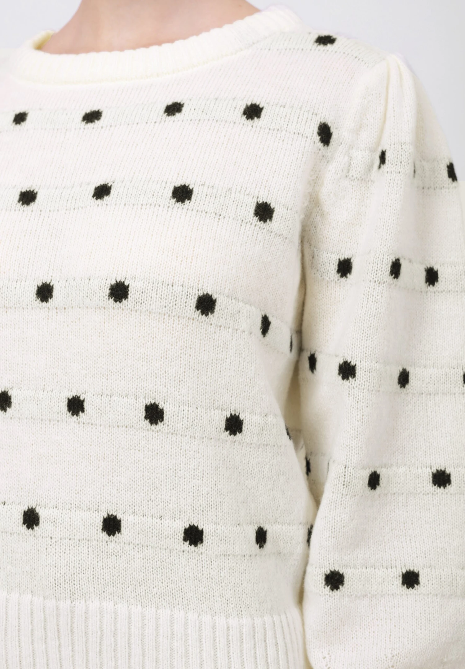 Anna Field Jumper - Ecru/black 5 Anna Field Jumper - Ecru/black - Image 5